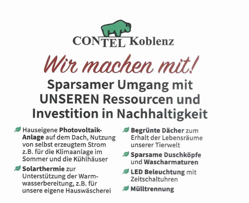 Contel Hotel Koblenz  Bagian luar foto