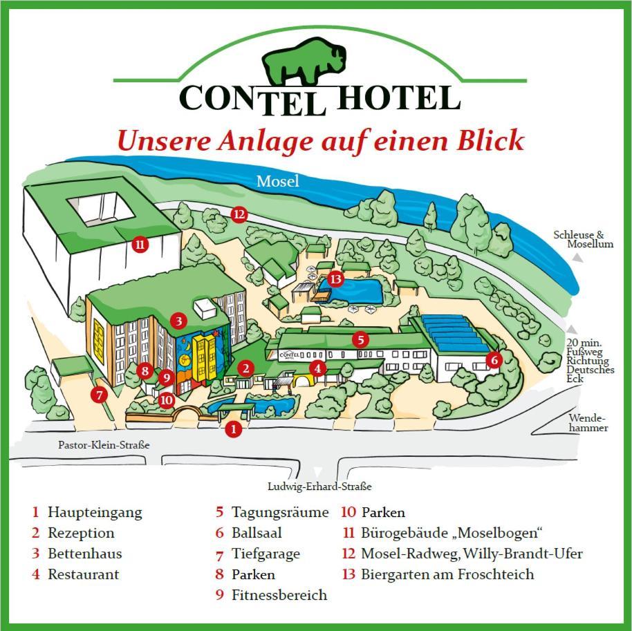 Contel Hotel Koblenz  Bagian luar foto
